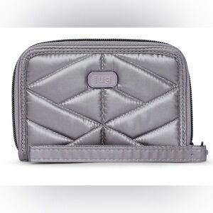 Lug Rodeo 2 RFID Wristlet Wallet. Metallic Pearl. NWT